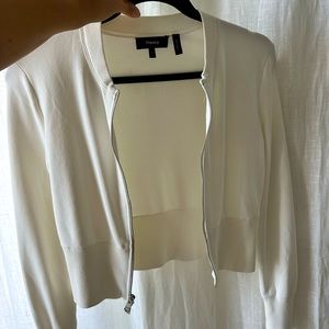 Theory, cropped cardigan, size small